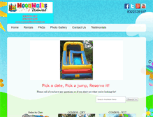 Tablet Screenshot of moonwalksunlimited.net
